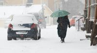 Snö är att vänta i början av veckan.