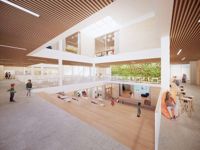 Så kan det se ut i den nya skolbyggnaden vid Kronbergsstranden när den står klar om tre år.