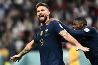 Olivier Giroud hör till tränare Deschamps favoritspelare.