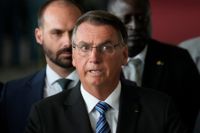 Brasiliens president Jair Bolsonaro. Bild från dagen efter valet.