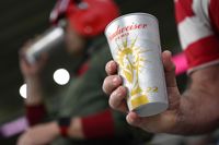 Ett stop med alkoholfri öl under VM i Qatar.