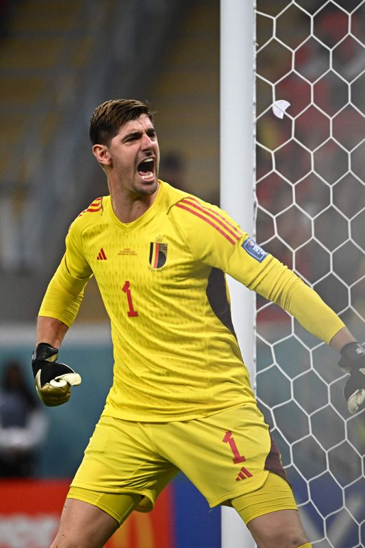 Thibaut Courtois Belgien imponerar inte.