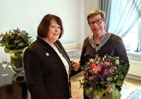 Ullrike Hjelt-Hansson och Hannele Tenhovuori, Aktiastiftelsen delar ut konstpriset för 2022.