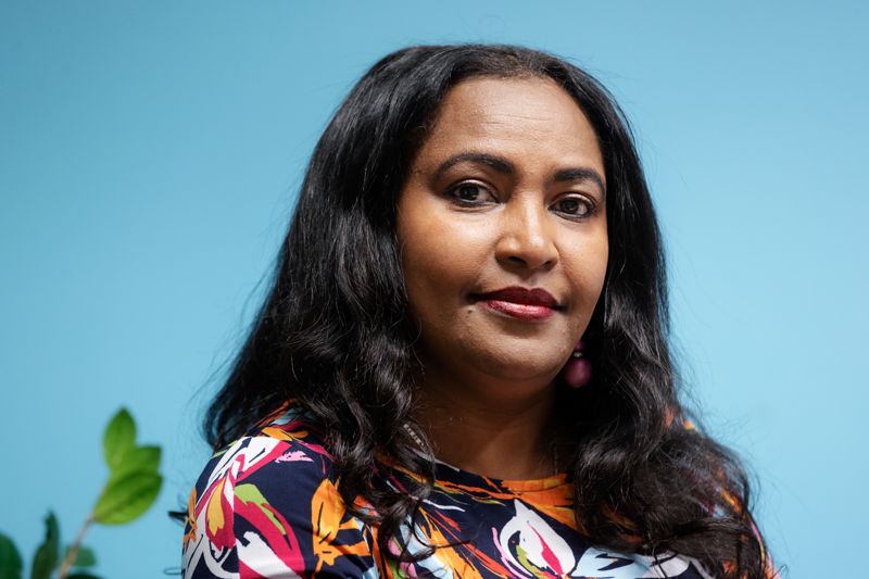 Solomie Teshome på Förbundet för mänskliga rättigheter.