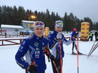 JÄMNA PRESTATIONER. Sibbo-Vargarnas Joakim Nordström tog två 16:e platser och Simon Lindström två stycken 17:e platser i junior-FM förra helgen. I dag inleder de senior-FM i Vanda.