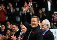 Börje Salming hyllades i Toronto i Kanada år 2013.