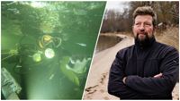 Med sina över 30 år som dykare är Ari Kapanen är som fisken i vattnet. Han oroar sig för hur Östersjön mår, men ser också en gnutta hopp.