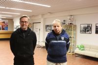 LUP-82 firade sina 40 år i söndags. Henrik Vinberg (t.v.) är föreningens färskaste FM-medaljör, medan Erkki Lackström lett föreningen sedan starten.