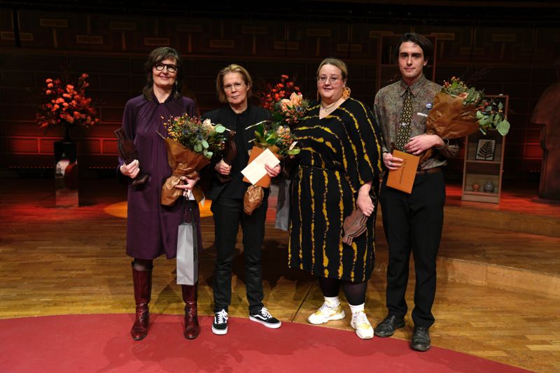 Nina van der Brink, Ia Genberg, Ellen Strömberg och Ali Alonzo var vinnarna under årets Augustgala i Stockholm.