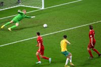 God natt Danmark! Mathew Leckie gör mål och Danmarks VM är över.