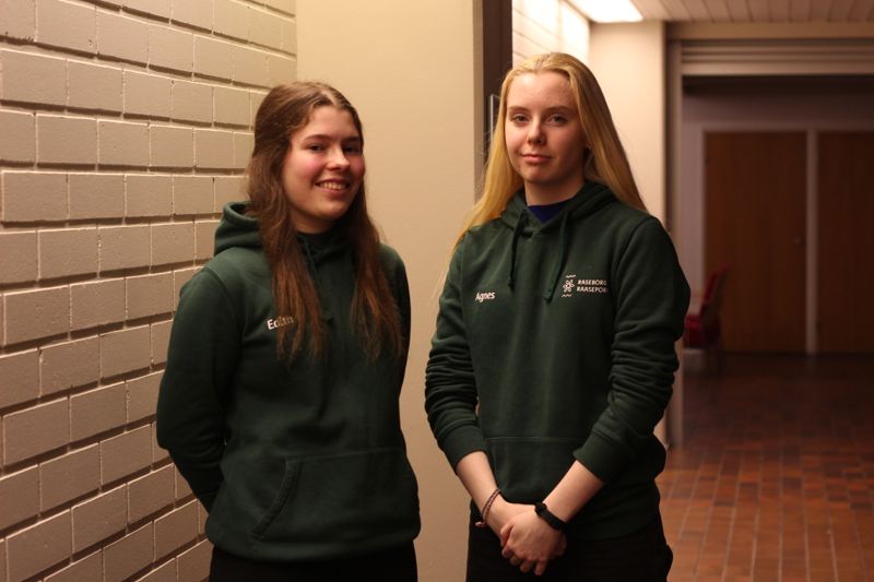 Edith Spritz och Agnes Kvarnström.