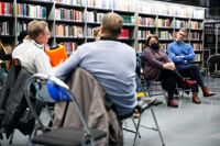Kollektivtrafiken i Borgå var temat i en diskussion i början av december på biblioteket.