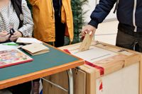 Den här gången blev det inget val till ungdomsfullmäktige eftersom antalet sökande var lika många som platserna. Bilden är från ungdomsfullmäktigevalet 2020.
