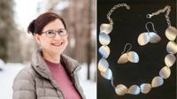 Pohjola-Nordens generalsekreterare Tove Ekman går på bal med silversmycken från Kalevala. Hur hon kom över dem är en rolig historia.