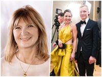 Längskidåkaren Kerttu Niskanen (t.h. i gul klänning) är en av dem som hoppar över slottsbalen. Det och mycket mer kommenterar Annika Hällsten på hbl.fi