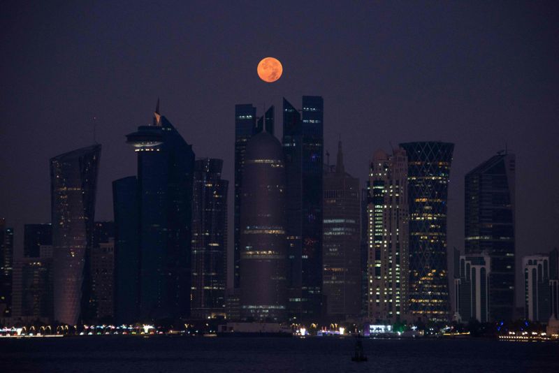 Doha i gryningen.