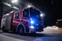 Västra Nylands räddningsverk ryckte ut med sex enheter till Gröndal.