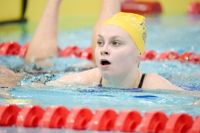 Laura Lahtinen, 19, kom åtta på 200 meter fjärilsim i kortbane-VM.