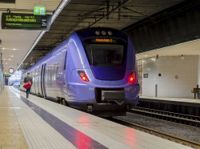 Arriva Sveriges tåg på Helsingborgs centralstation. VR köpte Arriva Sverige som var en del av Deutsche Bahn i juli i år.