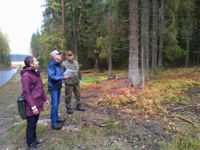 Naturvandring på Dragsviks garnisonsområde.