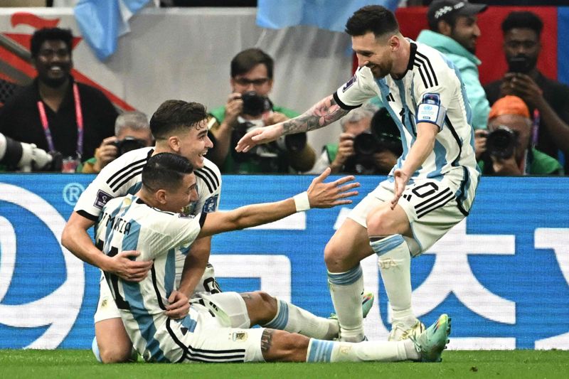Argentina gjorde en oerhört bra första halvlek.