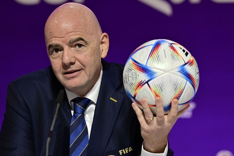Gianni Infantino, Fifas ordförande. Arkivbild.