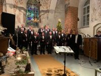 Manskören Raseborgs julkonsert i Karis kyrka i lördags var den sista av tre julkonserter som kören gett i år.