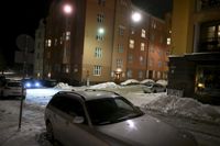 Hörnet av Petersgatan och Rådmansgatan i Ulrikasborg. I lördags ertappade polisen en 1974 född man som höll på att flytta sin hustrus lik i en bil vid deras hem.