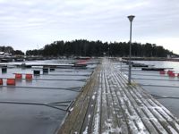 Belysningen i småbåtshamnarna kommer att minskas rejält vintertid och man kommer att övergå till ledbelysning.