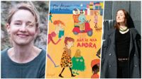 Mimi Åkesson (vänster) har skrivit "Här är alla andra". Linda Bondestam står för illustrationerna.
