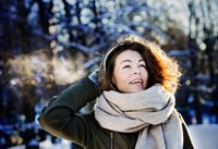 Iris Olsson fotograferad 2017, med anledning av att hon då var konstnärlig chef för dokumentärfilmsfestivalen Docpoint.