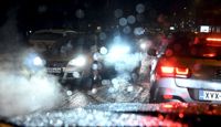 Regn, snöblandat regn, snö och trafik. Det kan man vänta sig om man ska ge sig ut på riksvägarna inför jul.
