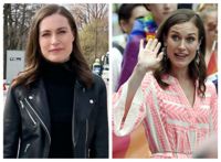 Från läderjacka till en Devotion Twins-klänning. Statsminister Sanna Marins klädsel diskuterades märkligt nog ofta framom viktigare frågor under året som gått.
