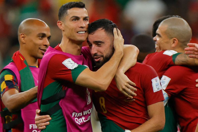 Cristiano Ronaldo och Bruno Fernandes är inte längre klubbkamrater.