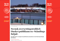 Även Norges största dagstidning Verdens Gang uppmärksammade språkmissen i Borgå.