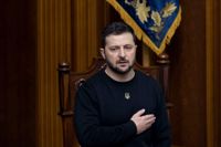 Ukrainas president Volodymyr Zelenskyj dömde ut de ryska angreppen på nyårsafton i hårda ordalag.