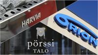 Orion och Harvia är exempel på vinnare och förlorare på Helsingforsbörsen under det gångna året.