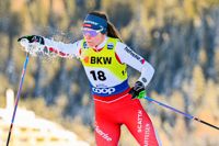 Schweiz Nadine Fähndrich har varit suverän i sprint den här vintern.