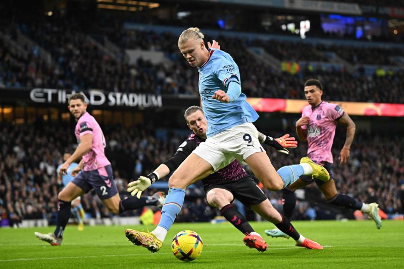 Erling Haaland har redan gjort 21 mål i Premier League.