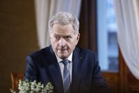 Sauli Niinistös nyårstal sändes 1 januari 2023.