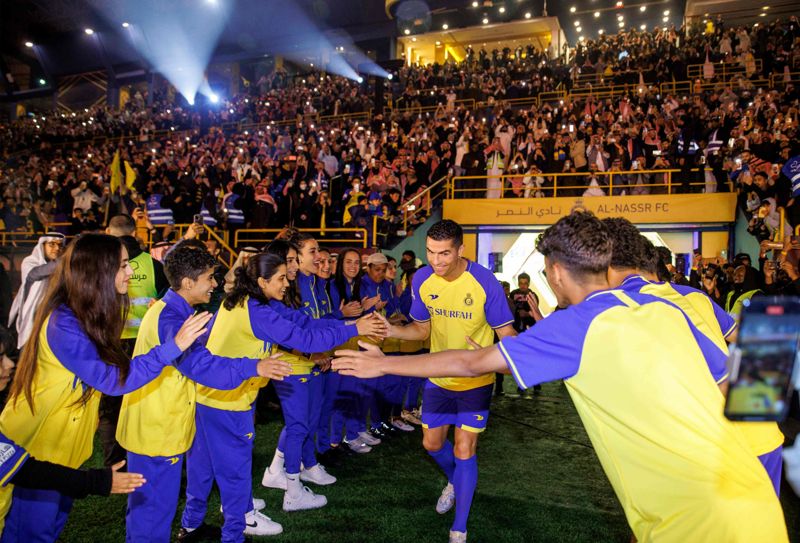 Stor, större störst. Efter att Cristiano Ronaldo skrev på för Al Nassr ökade klubbens följare på Instagram från 900 000 till elva miljoner på några dagar.