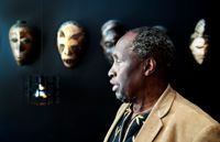 Nobeltippad. Ngũgĩ wa Thiong'o, kenyansk författare som skriver på språket kikuyu, för att nå bönder och arbetare. Ngũgĩ har kritiserat rika markägare och politiker som förtrycker de fattiga för egna fördelar. Numera lever han i exil. Arkivbild.