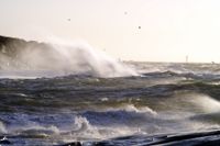 Spanska myndigheter har varnat för kraftigt oväder och höga vågor. Arkivbild.