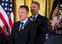 Bruce Springsteen får frihetsmedaljen.