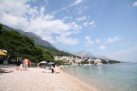 Badstrand i Kroatien.