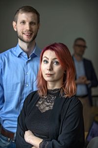 MER DISKUSSION, TACK! Chefredaktör Erik Sandström och community manager Sandra Suominen vill styra Studentbladet i en mer interaktiv riktning och kommer att satsa mycket på att engagera till diskussion på sociala medier.