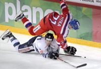 Juuso Hietanen och Finland förlorade mot Tjeckien.
