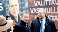 Partiordförande, finansminister Petteri Orpo och partisekreterare Janne Pesonen har en tuff månad framför sig.