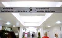 HUCS cancerklinik i Helsingfors.