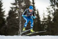 NYA GRENAR. I ungdoms-OS tävlade Remi Lindholm bland annat i nya grenen längdåkningscross.